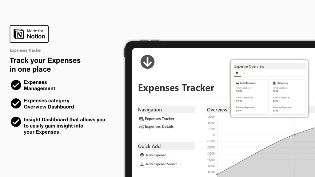 Notion Expense Tracker Banner Image