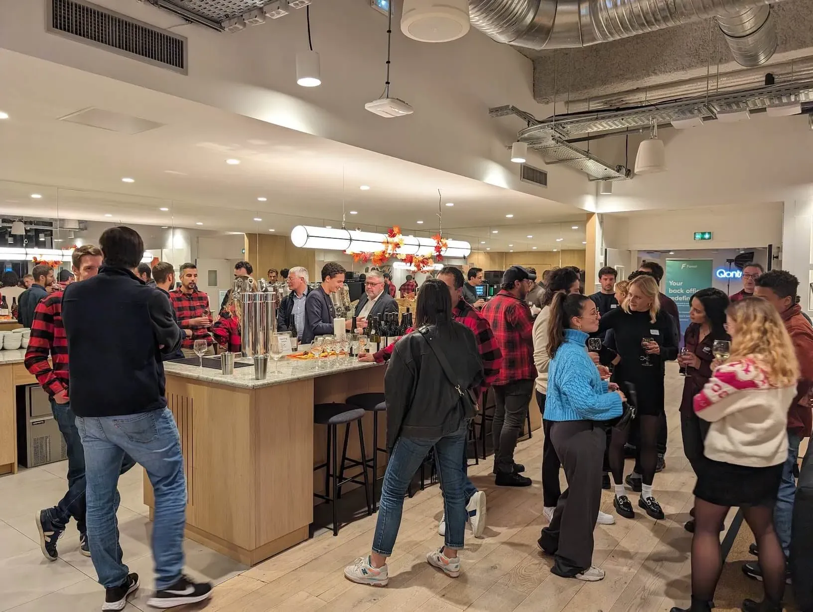Forest Admin lumberjacks with meetup participants