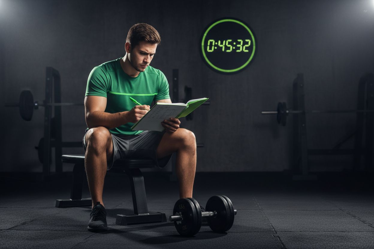 Tracking an upper body workout