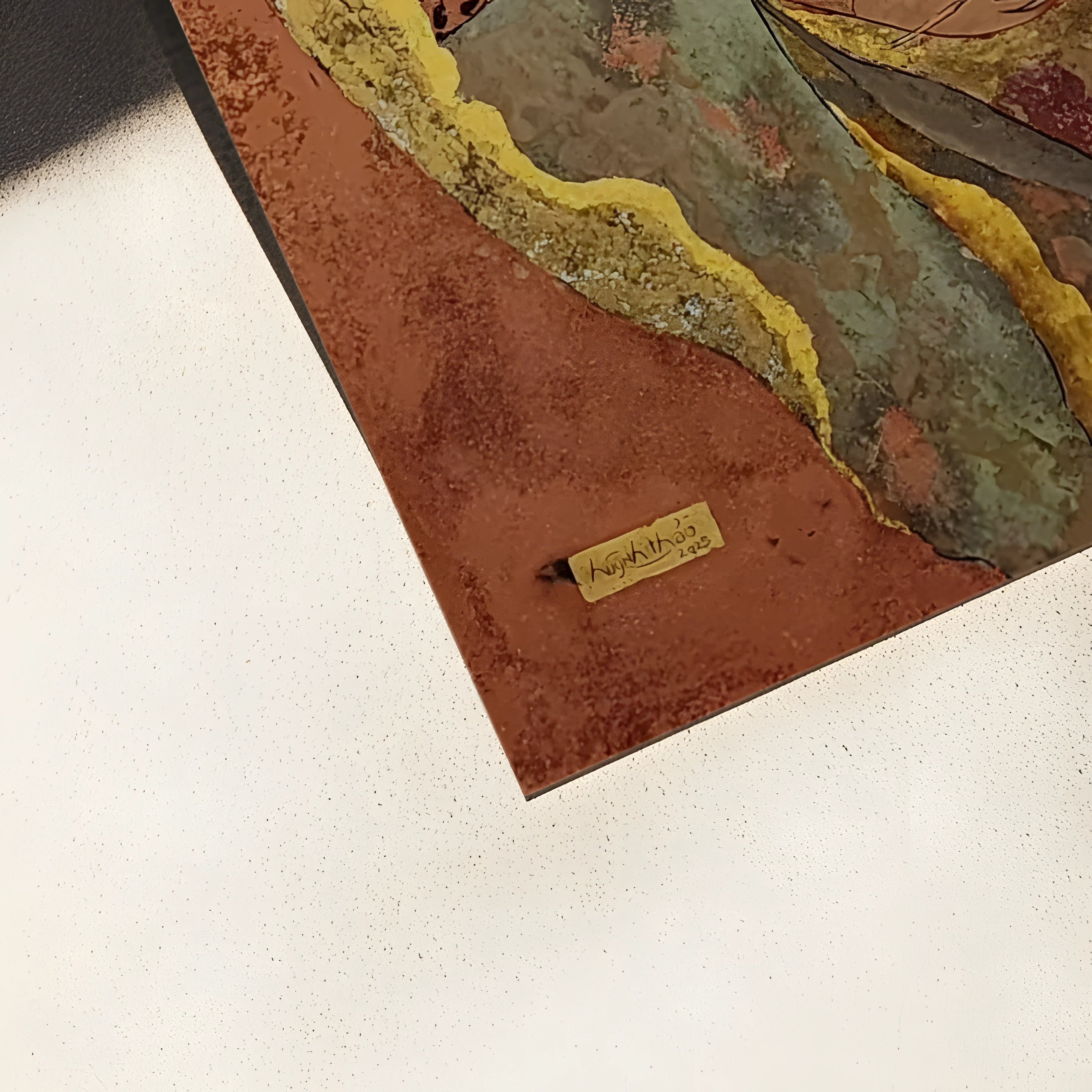 premium art poster and canvas prints, with originals available, from QART , of the artwork " Blush Moon "