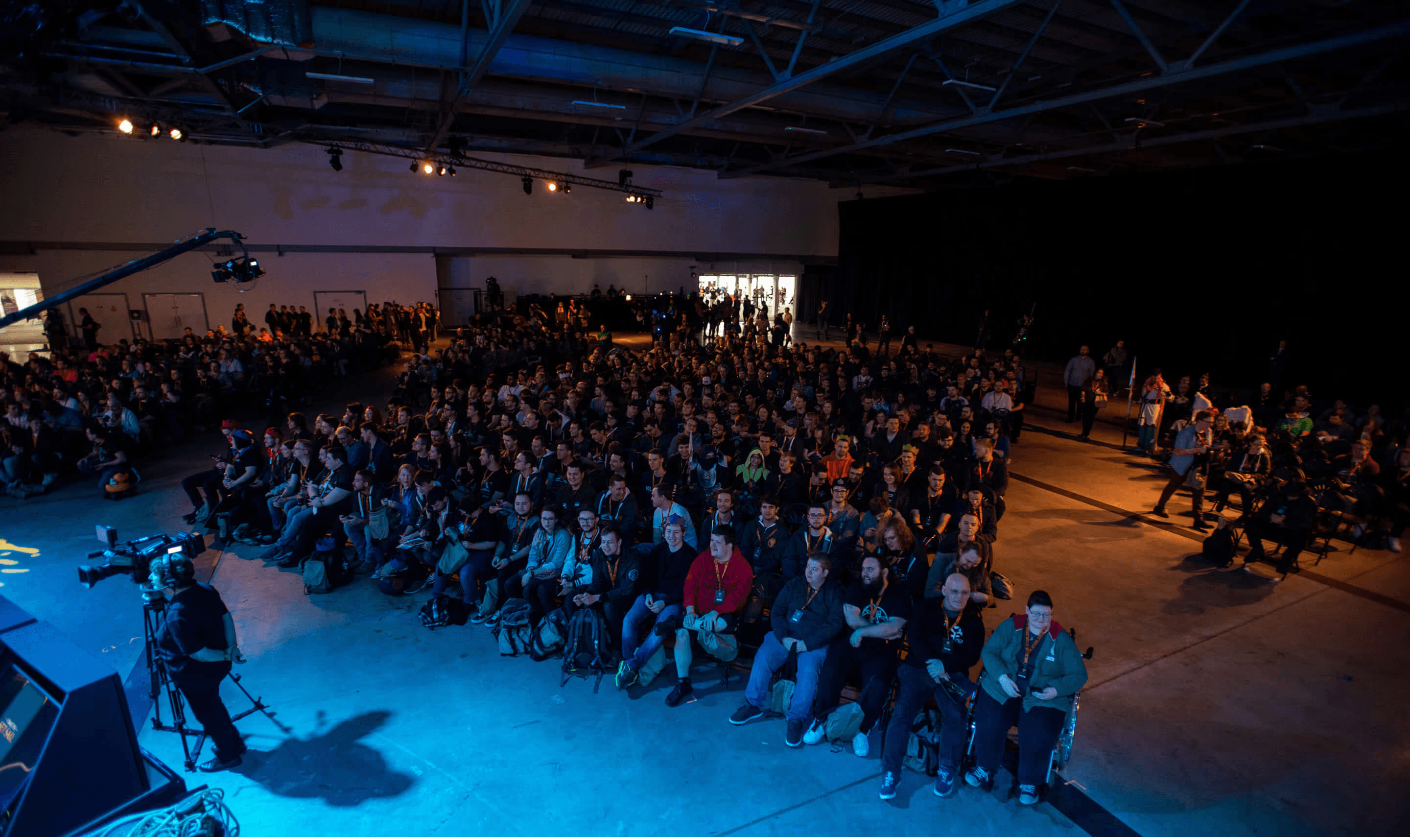 Audience seated for RuneFest speakers