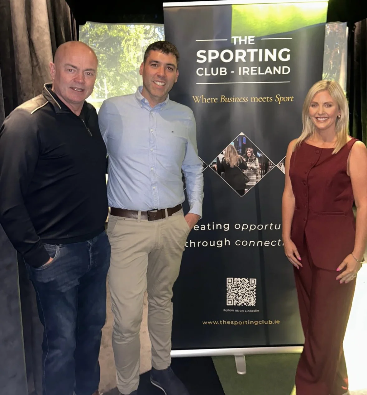 guests at a sporting club ireland event