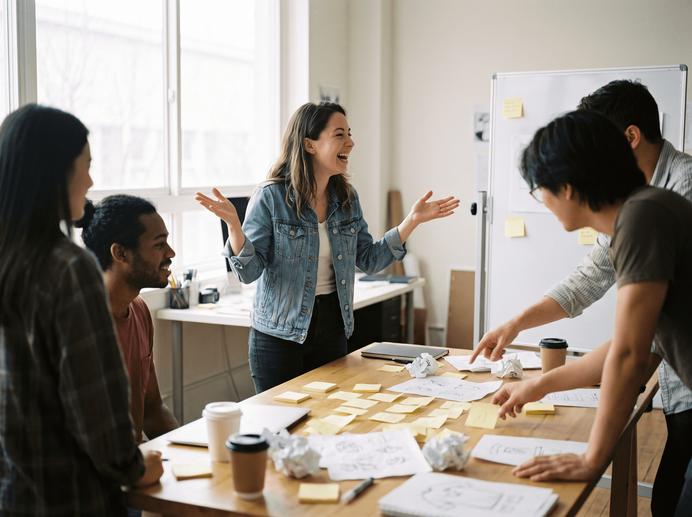 Operations team in a planning meeting