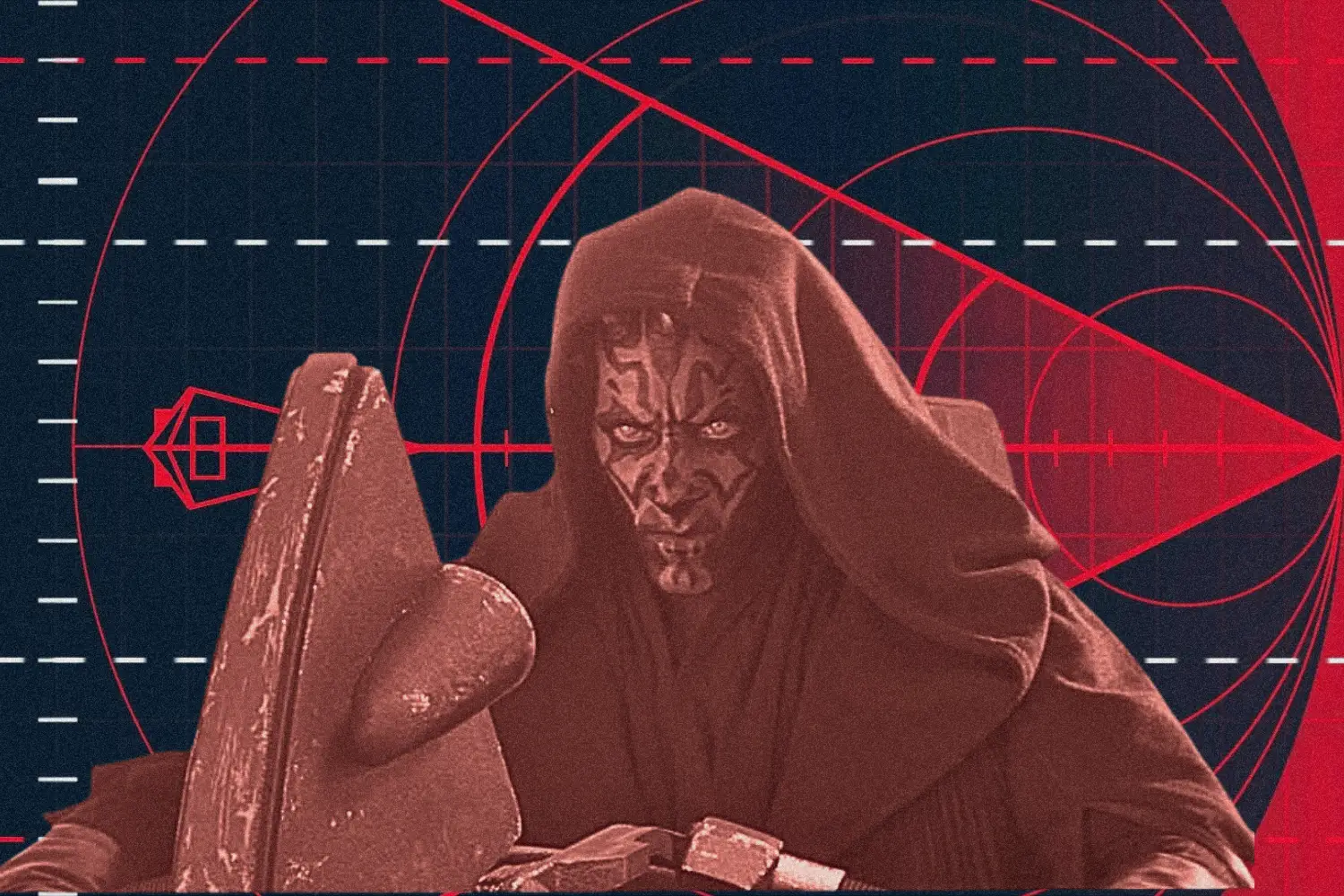 Maul on his Sith Speeder.