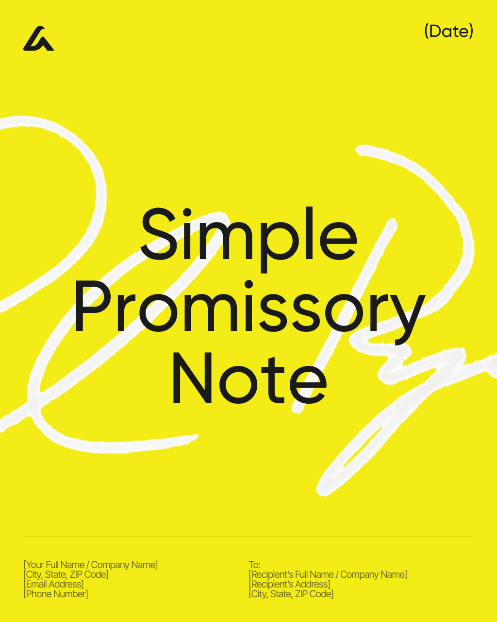 Simple Promissory Note
