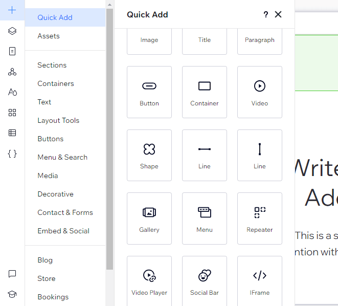 Wix Studio dynamic content tool