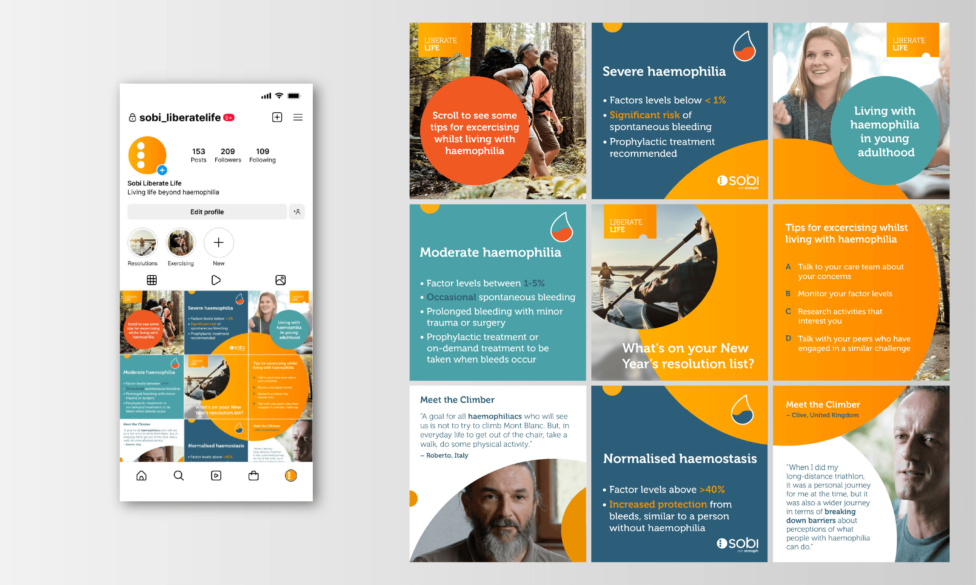 Sobi Social Posts layout