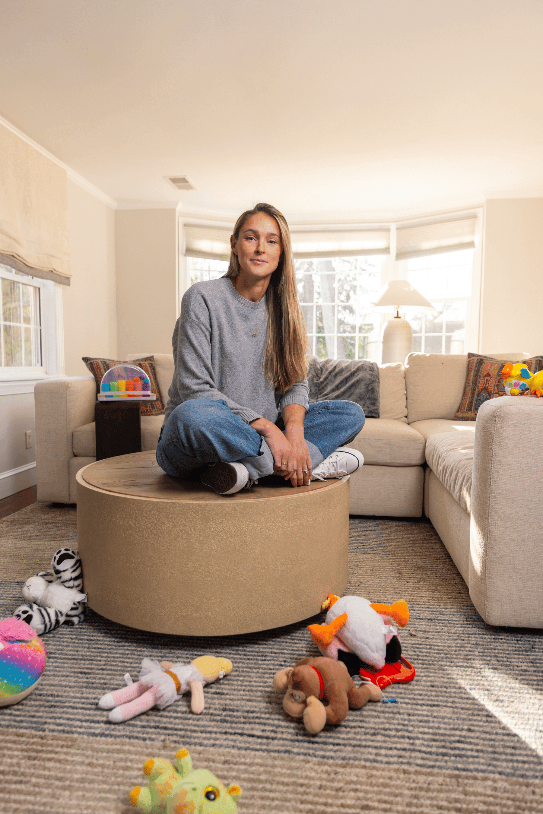 Snow-capped mountains viewed through a car window.