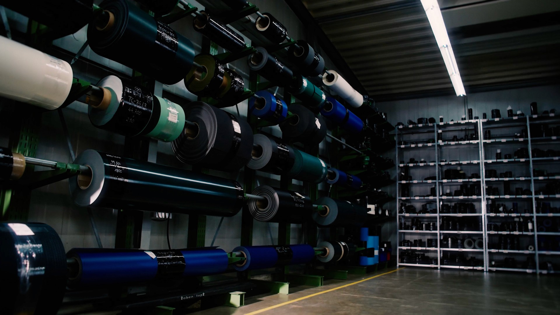 Beltservice Bannervideo Rollen mit Folien zur Verarbeitung Videoproduktion Oxygen Pictures