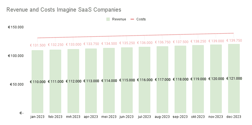 Revenue & Costs Saas Company