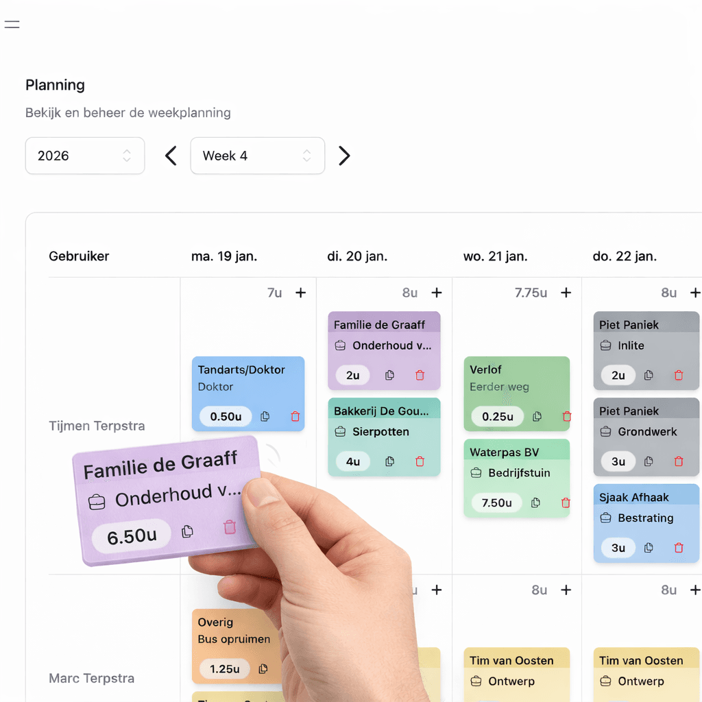 An image of Freelio's budget ui