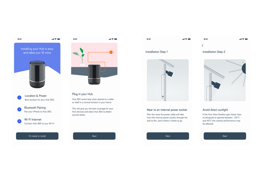 Hive App Concept Art Direction