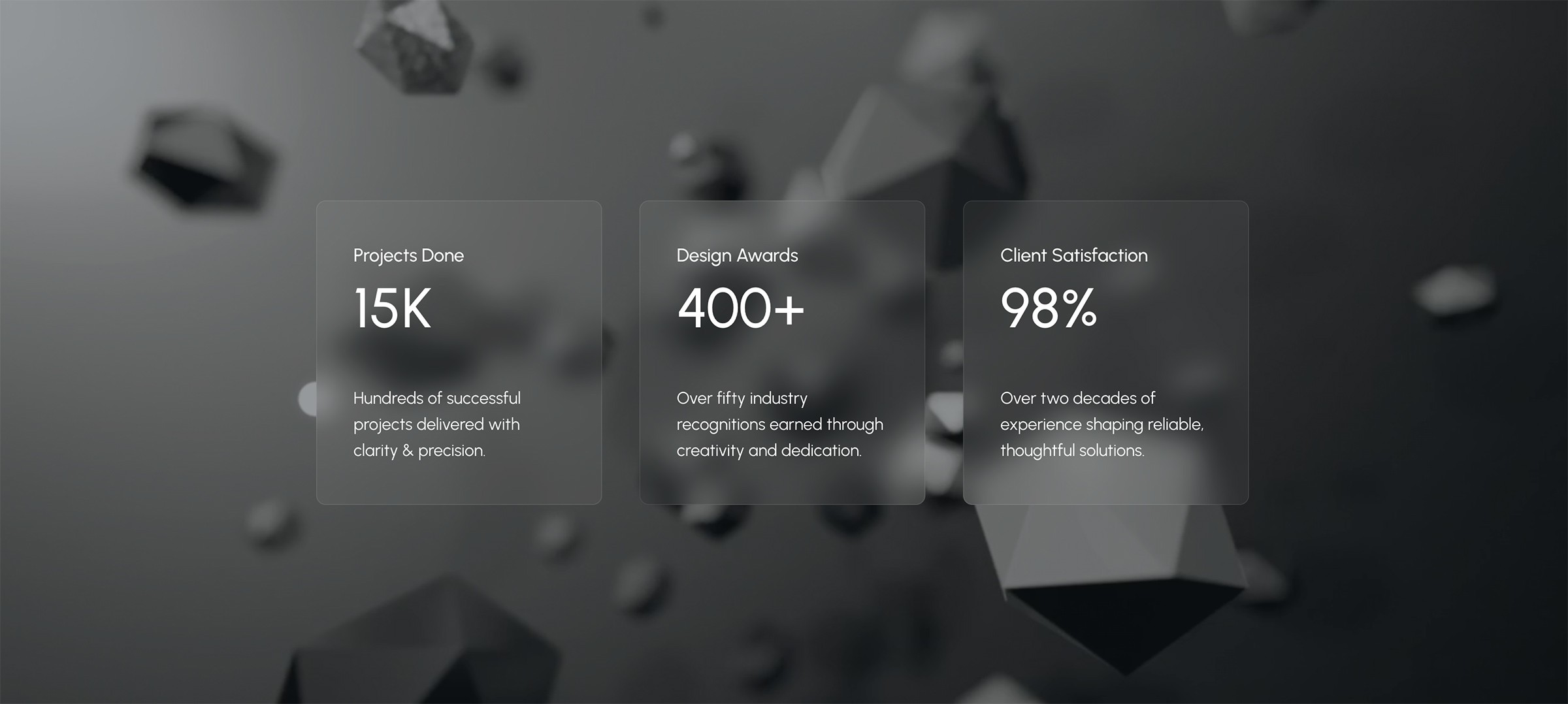 We're a creative agency