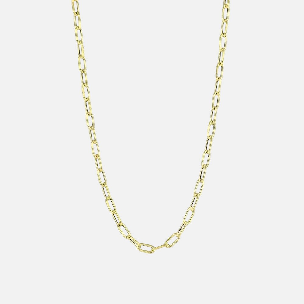 Assos Pırlanta 14 Ayar Altın Erkek Zincir Kolye 45 cm