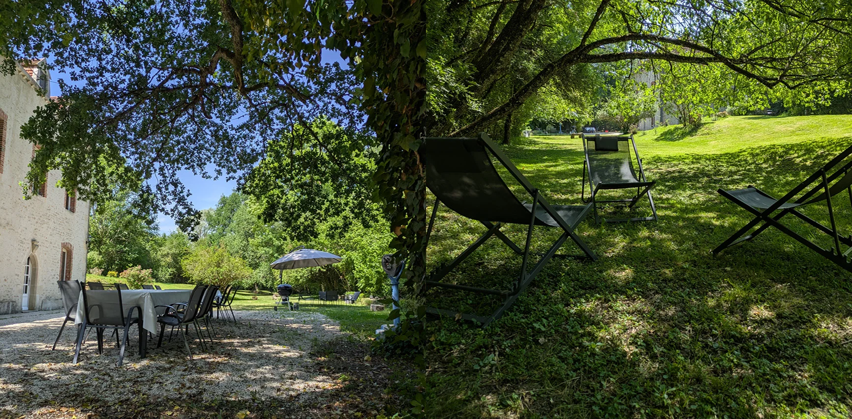 Extérieur du gîte La Tuilerie du Cinéaste à Courlon