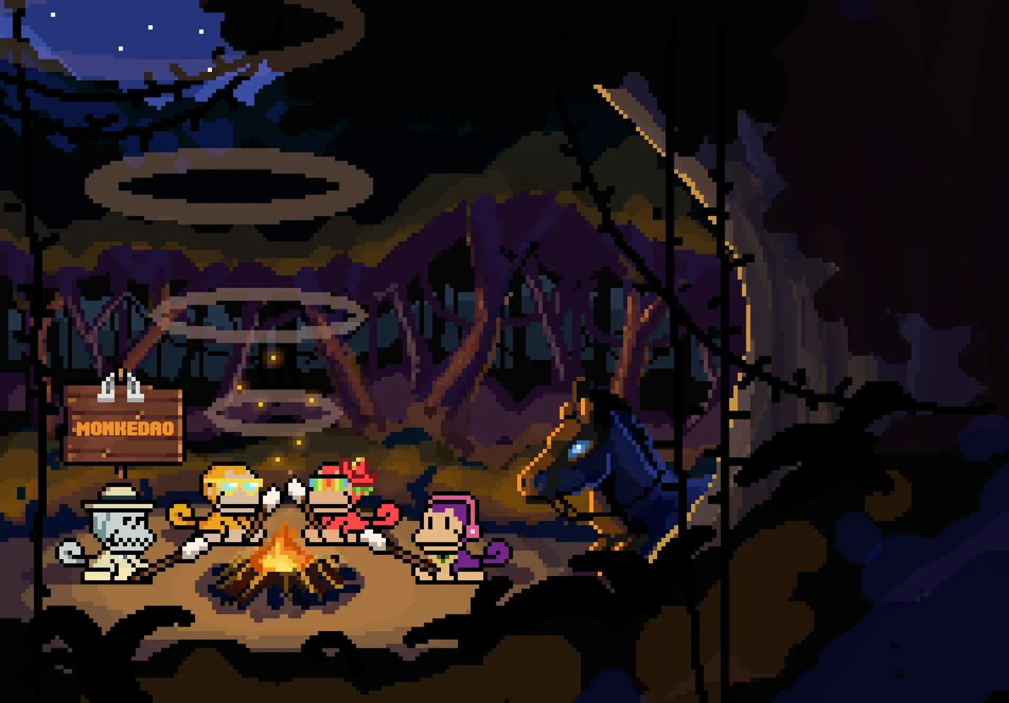 Monkedao Trojan branded PNL card