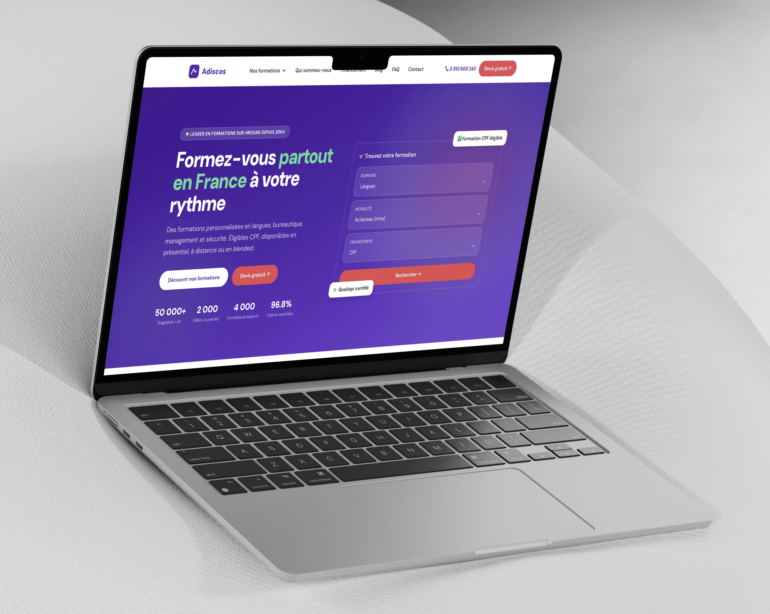 Site internet entreprise formations