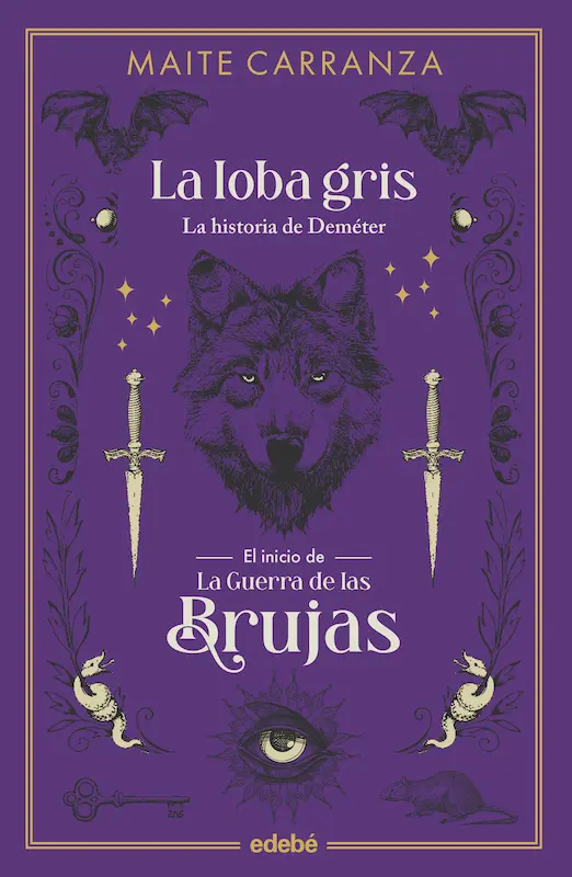 Maite Carranza著『La loba gris』の表紙