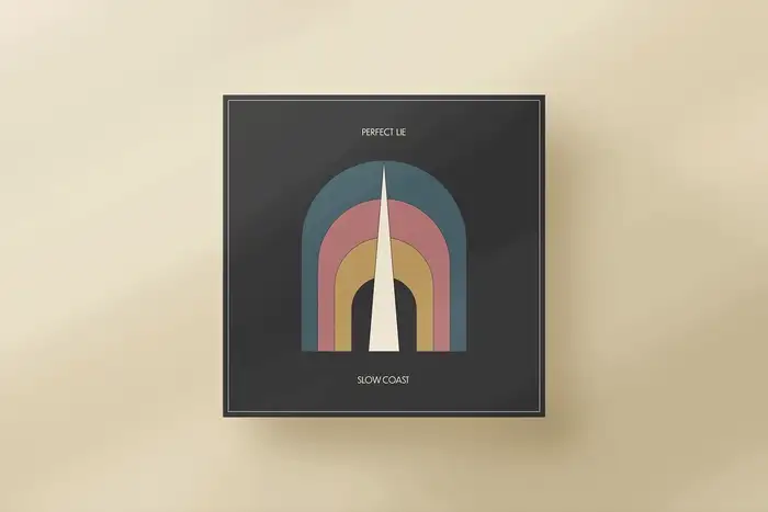 Slow Coast geometric album cover design