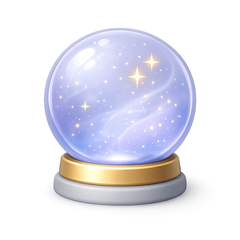 magic ball 3d icon