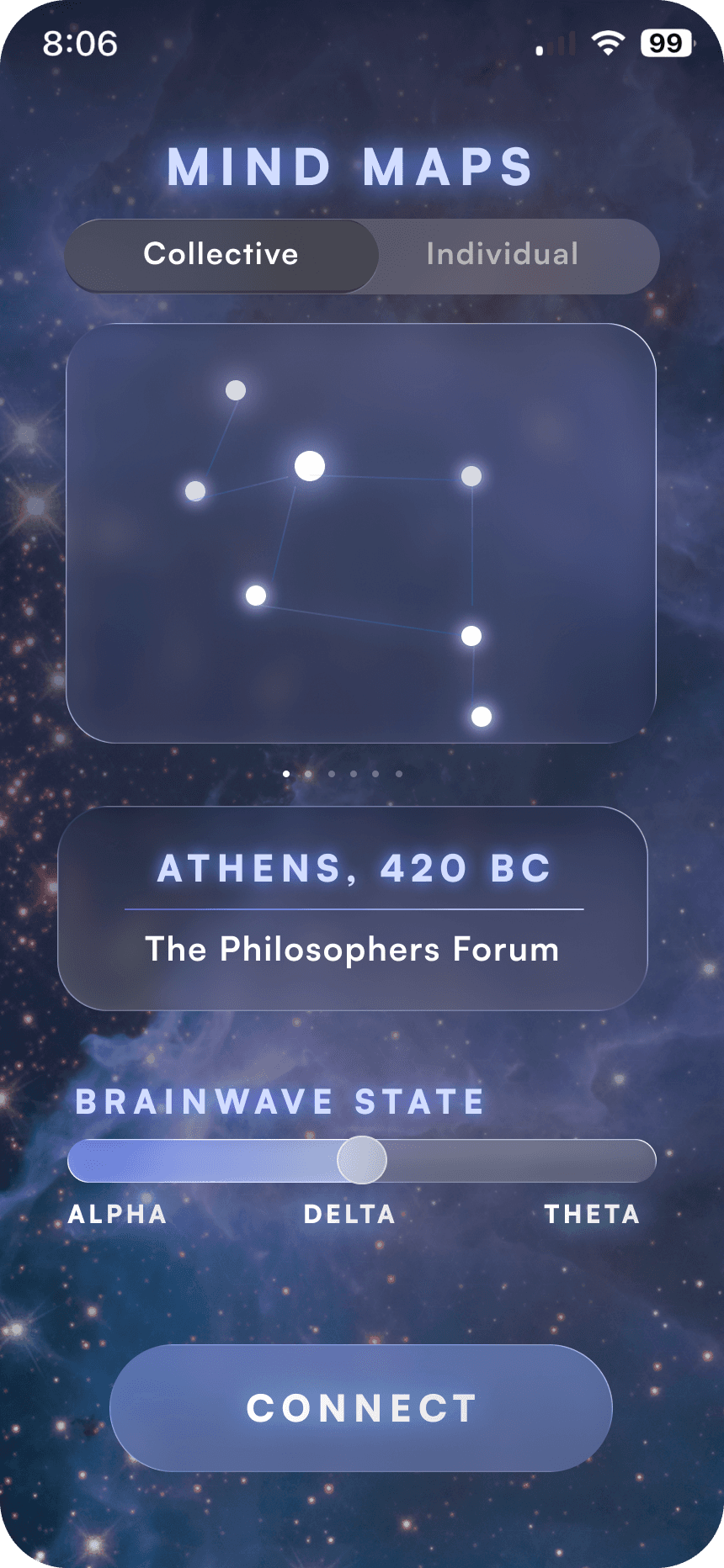 Close-up portrait of a person wearing a gray insulated hooded jacket with the hood up, showing their face framed by the hood against a light background.