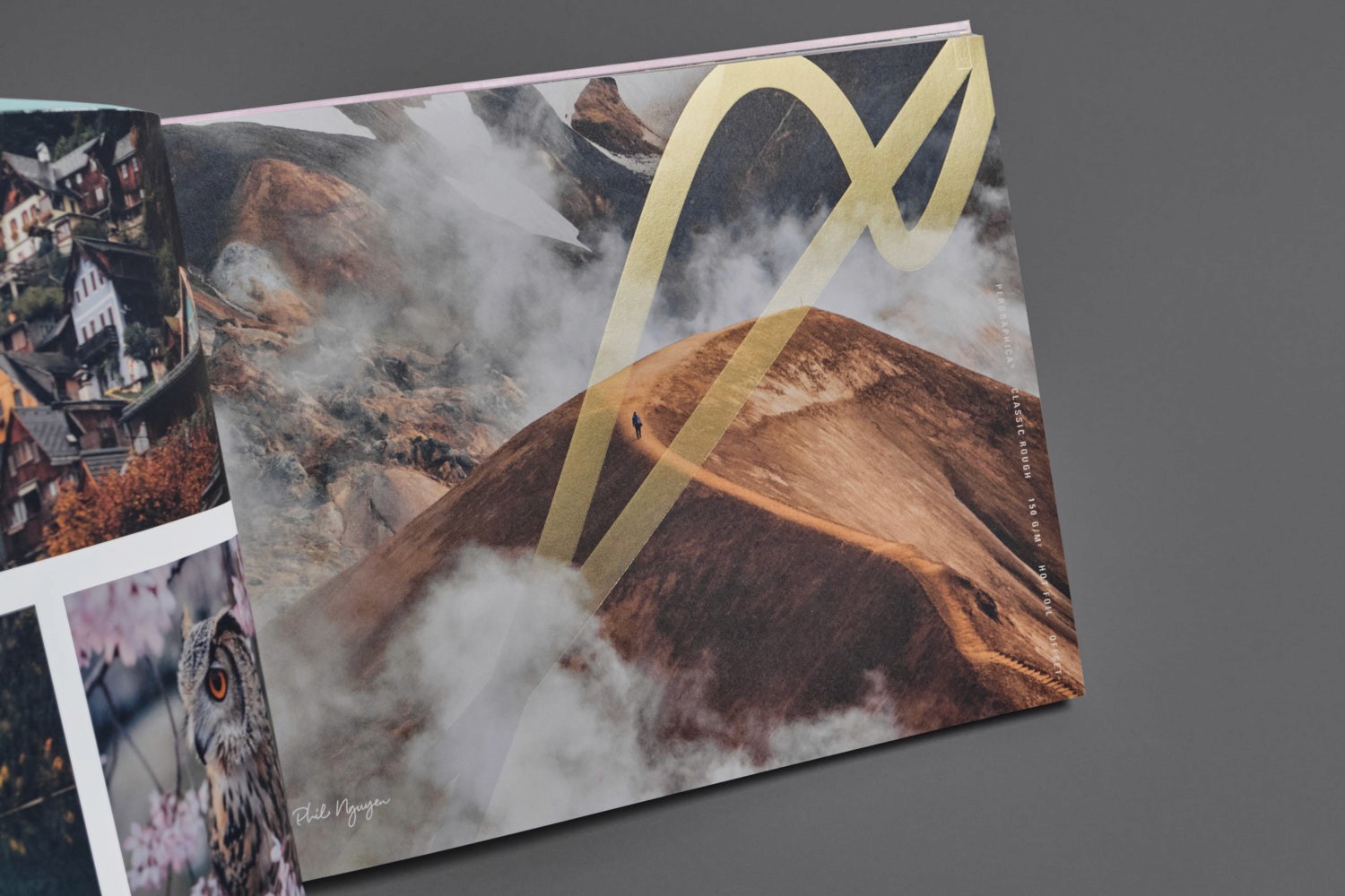 Streetside billboard with flyposters of the Batch.Works brand and illustrations