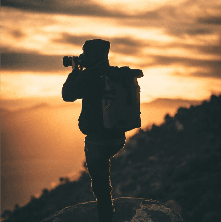 man with a camera