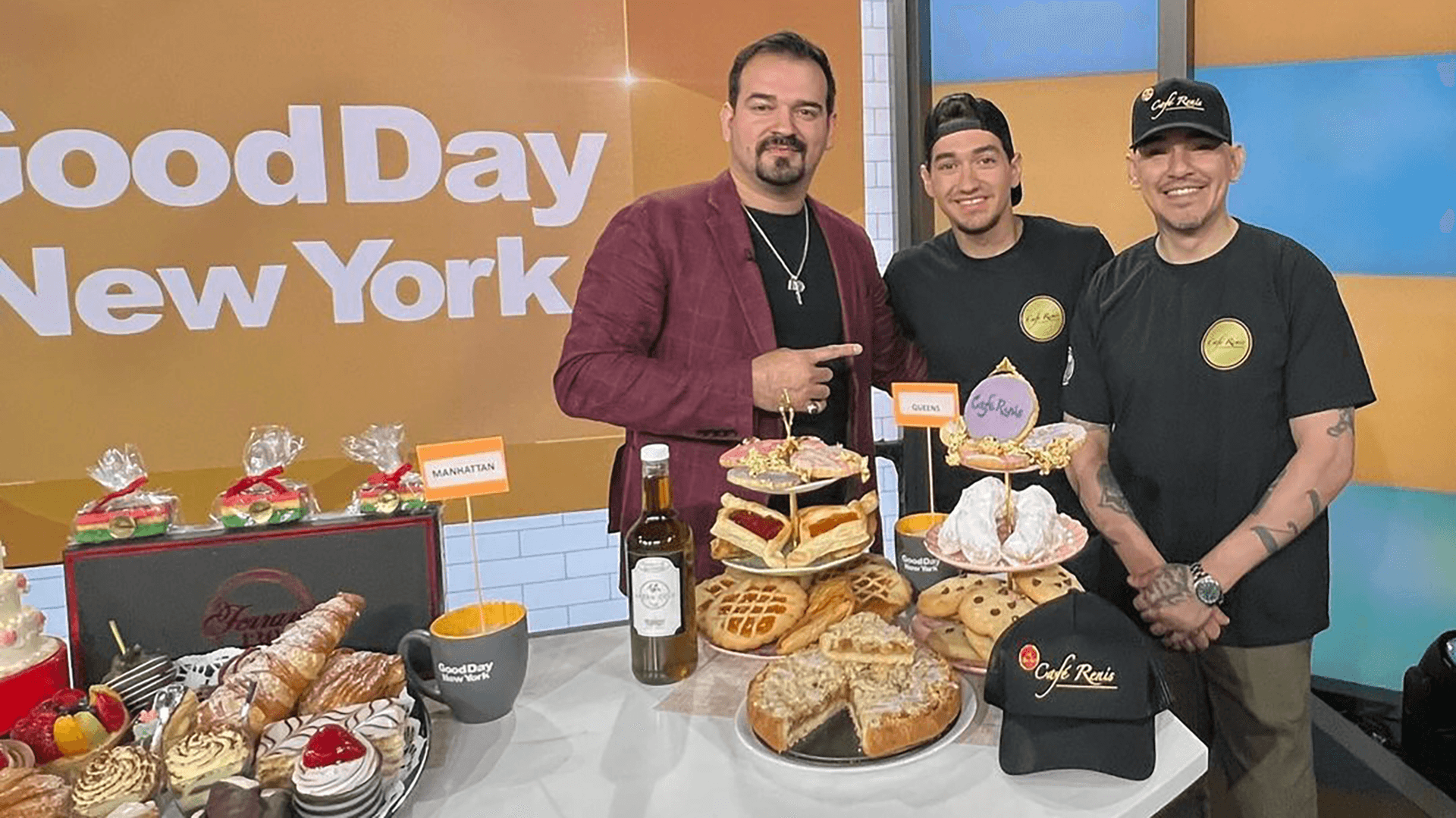 Cafe Renis staff on Good Day New York Fox