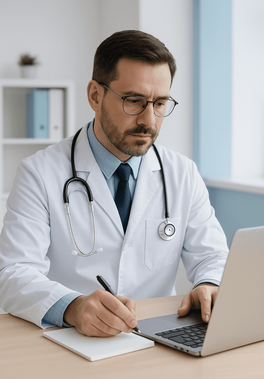 Doctor working