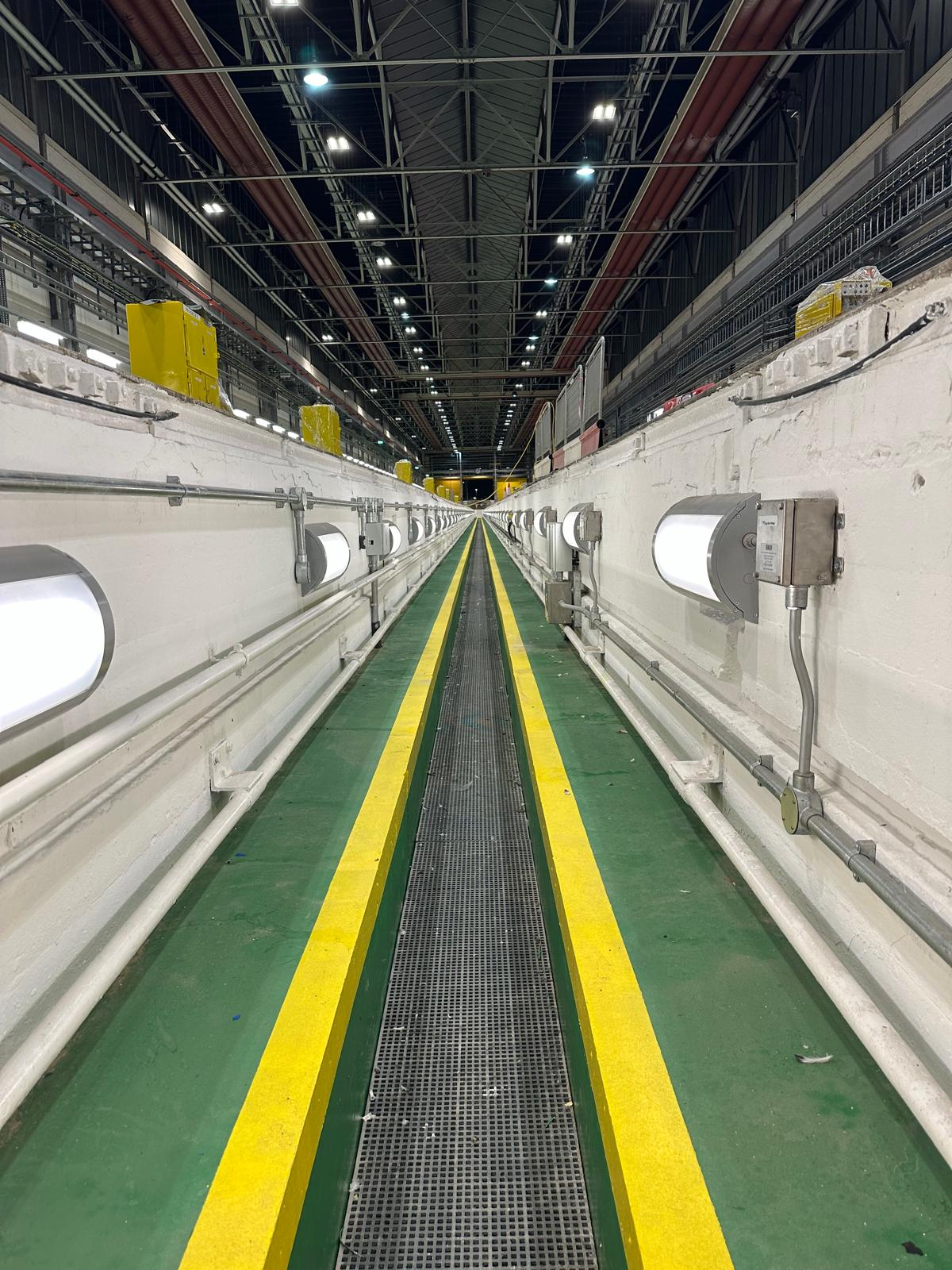 An electrical rail project completed by DPH