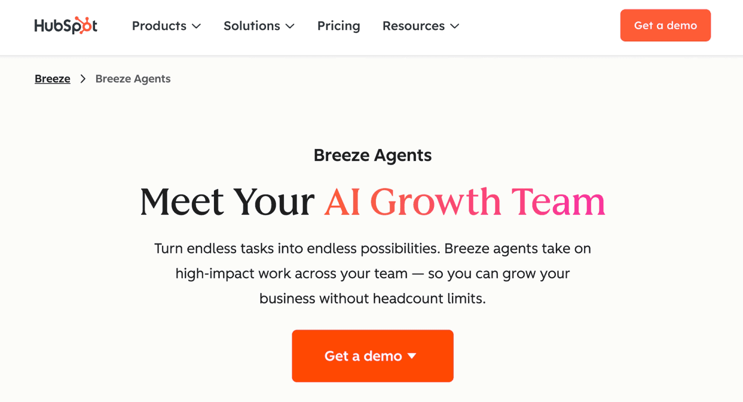 HubSpot Breeze Agents: Meet Your AI Growth Team