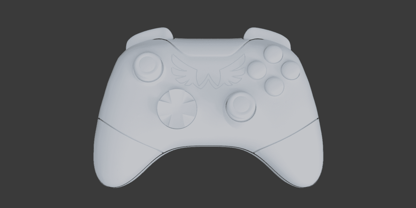 3D model of a controller made with Blender by Lella Cassa