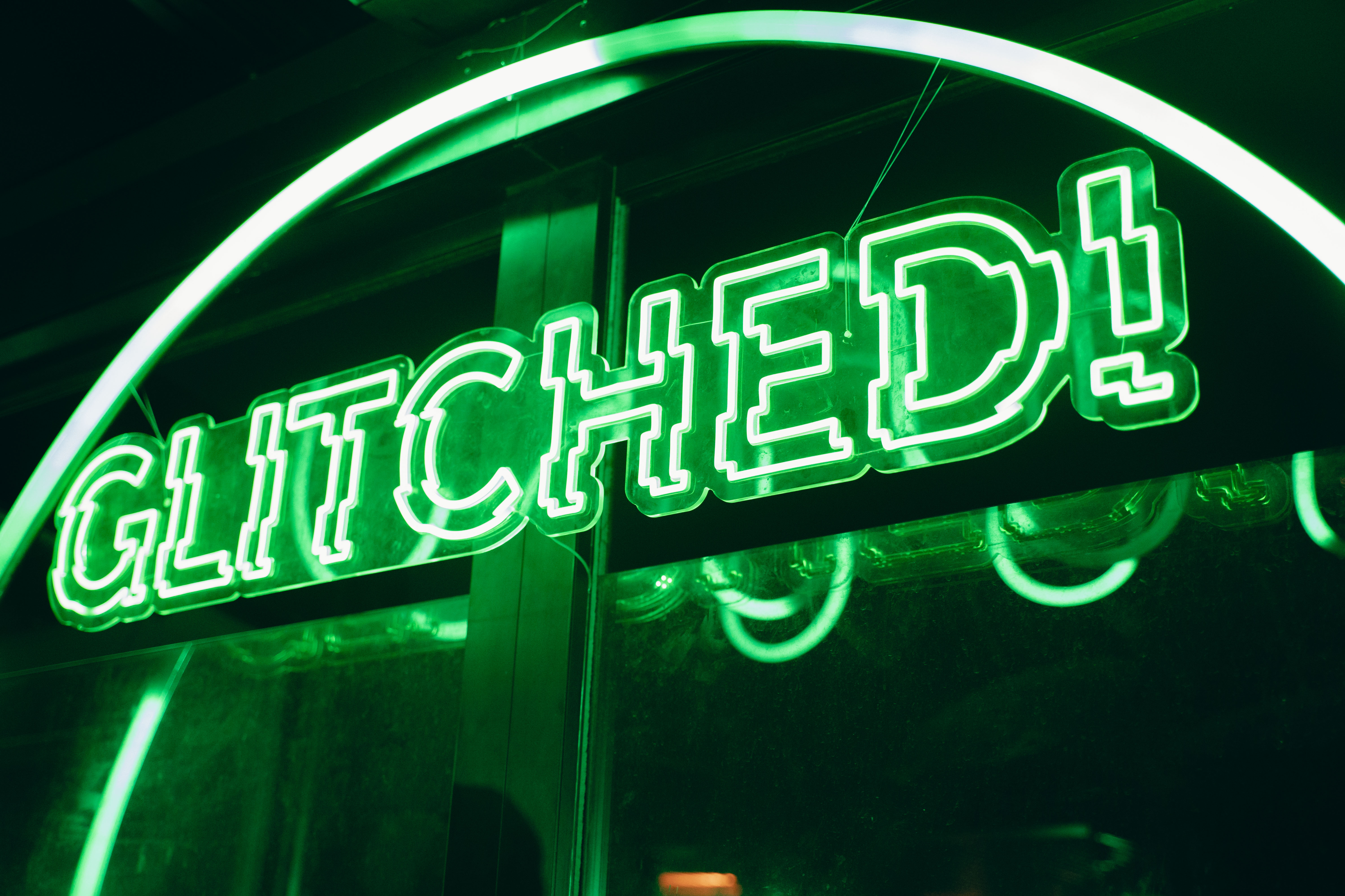 Dancing girl feeling the music in a green space