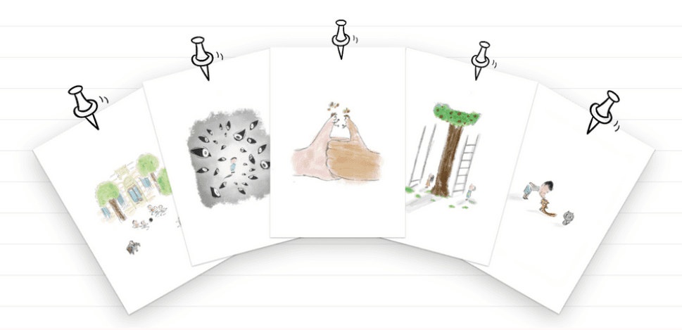 Des cartes du jeu que nous avons conçu