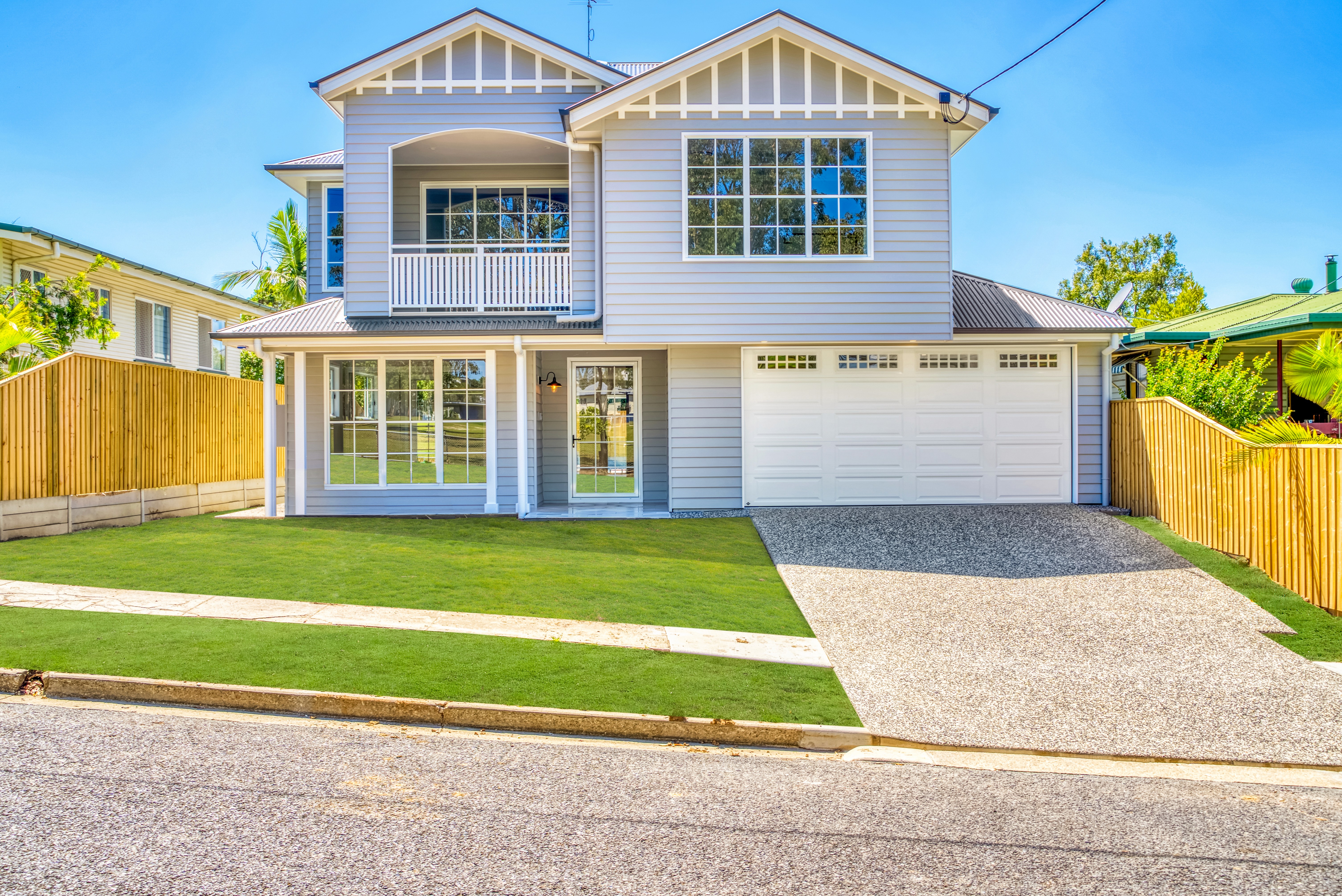 Flascon Construction Group custom designed home on a sloping block in Brisbane