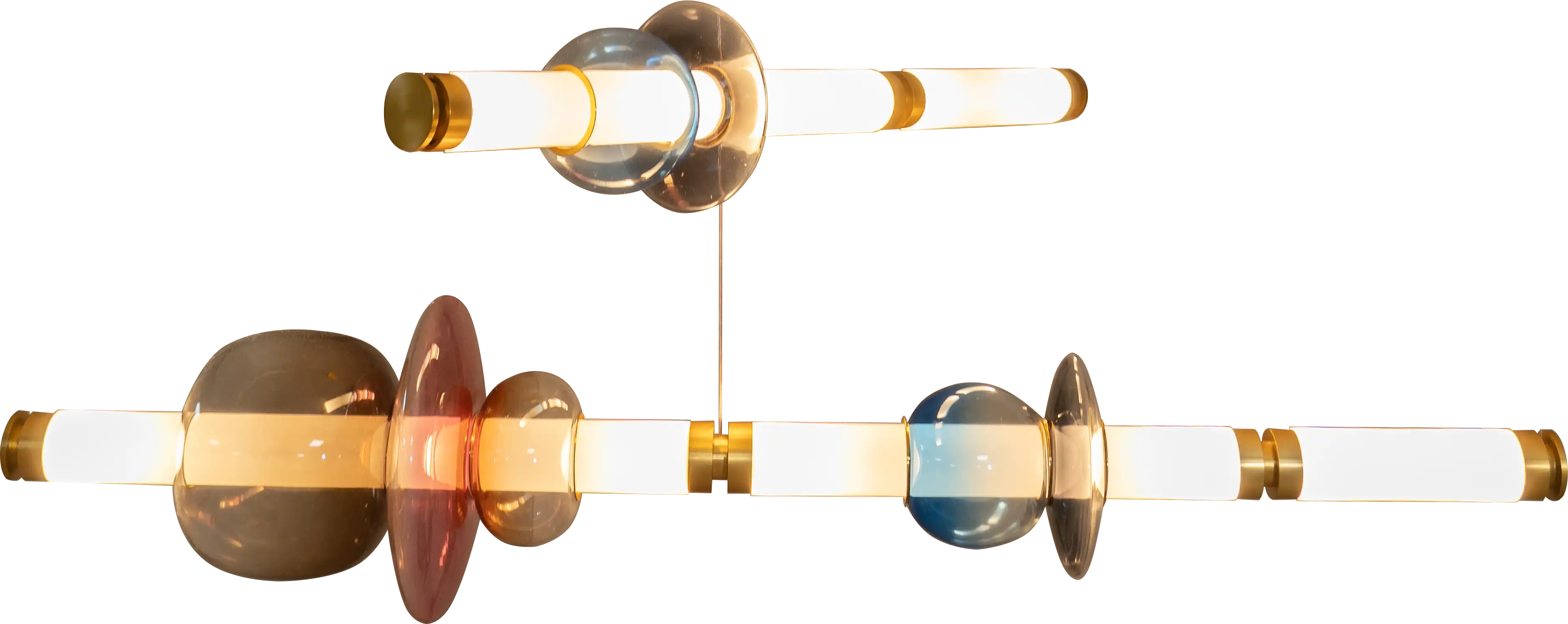 Frosted candy chandelier - Product image