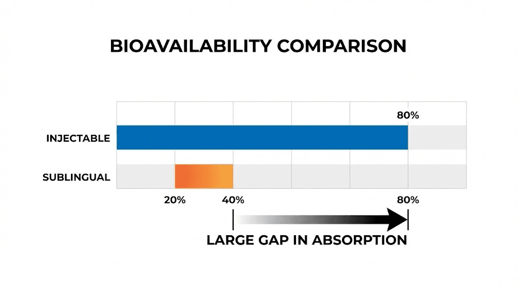 Tirzepatide bioavailability comparison between injectable and oral delivery