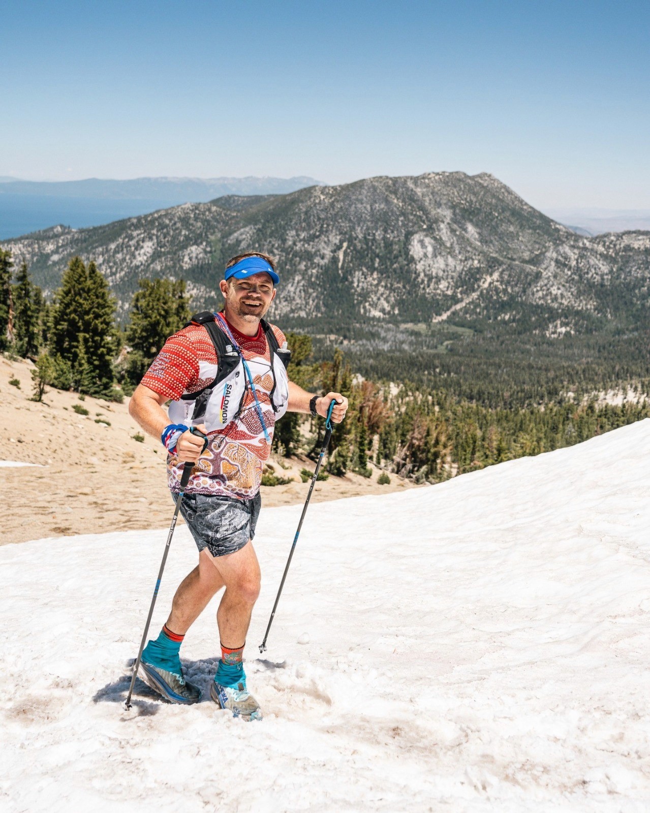 Ben training in mountain terrain