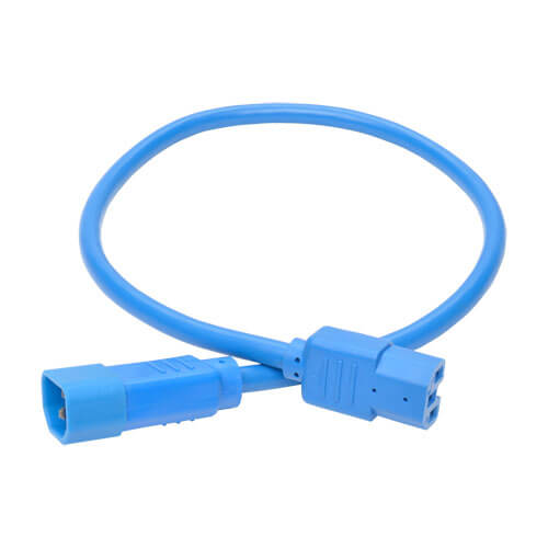 Cable de alimentación azul C14 a C15 de 61 cm para servidores y equipos de red