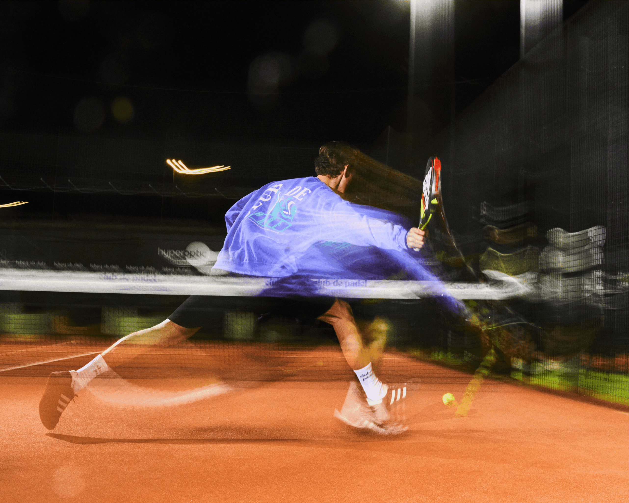 Dynamic picture of a cyclist riding downhill