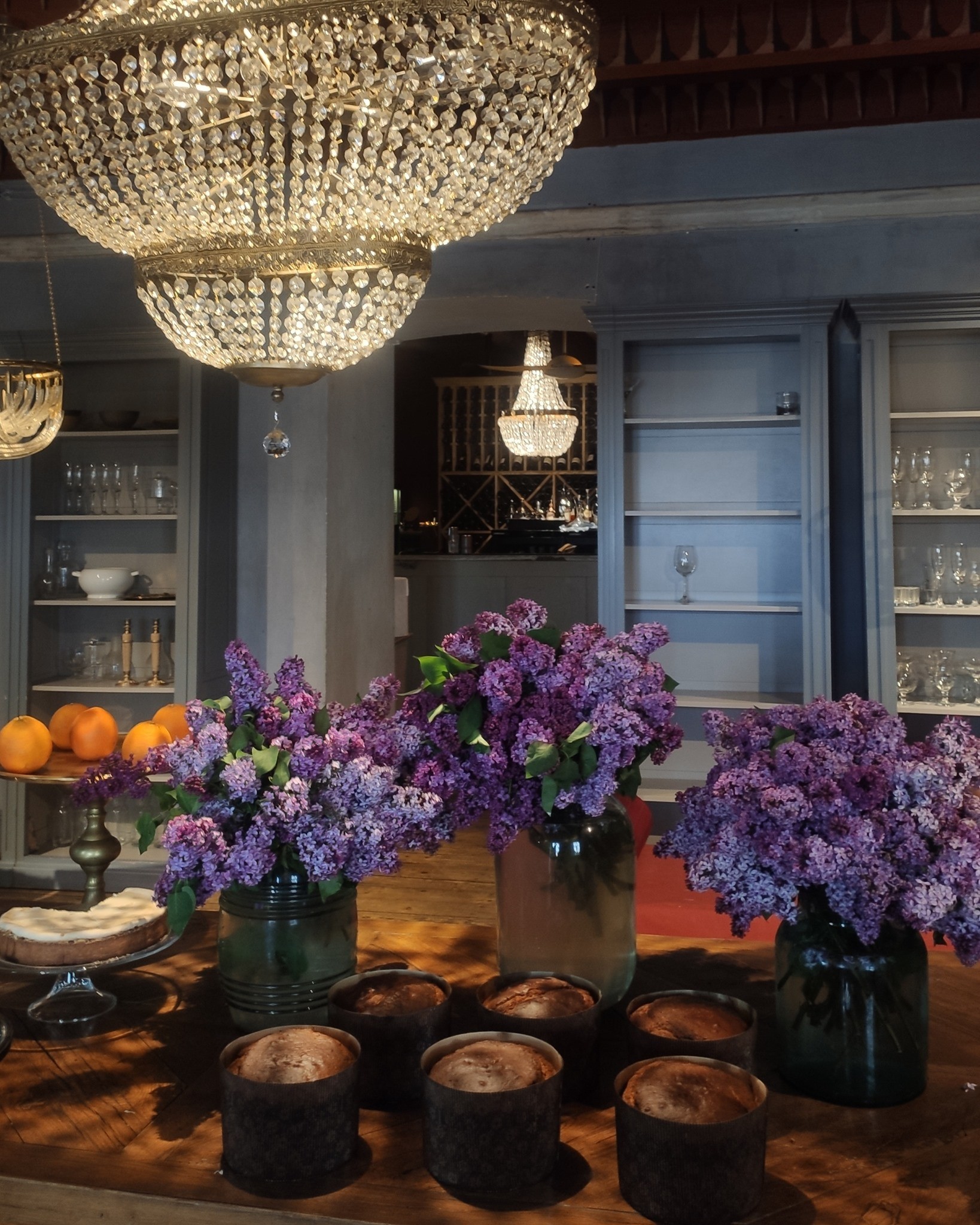 Terrace with city views