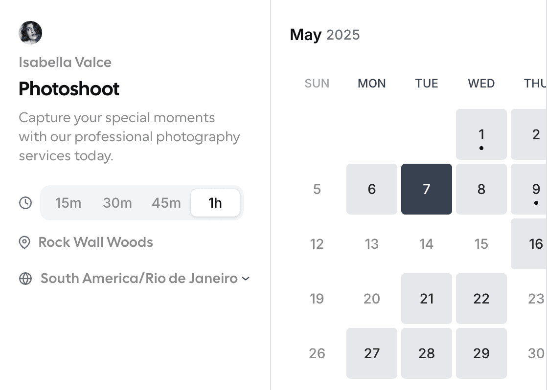 Illustration of an online calendar workflow with automated booking, scheduling, and follow-ups