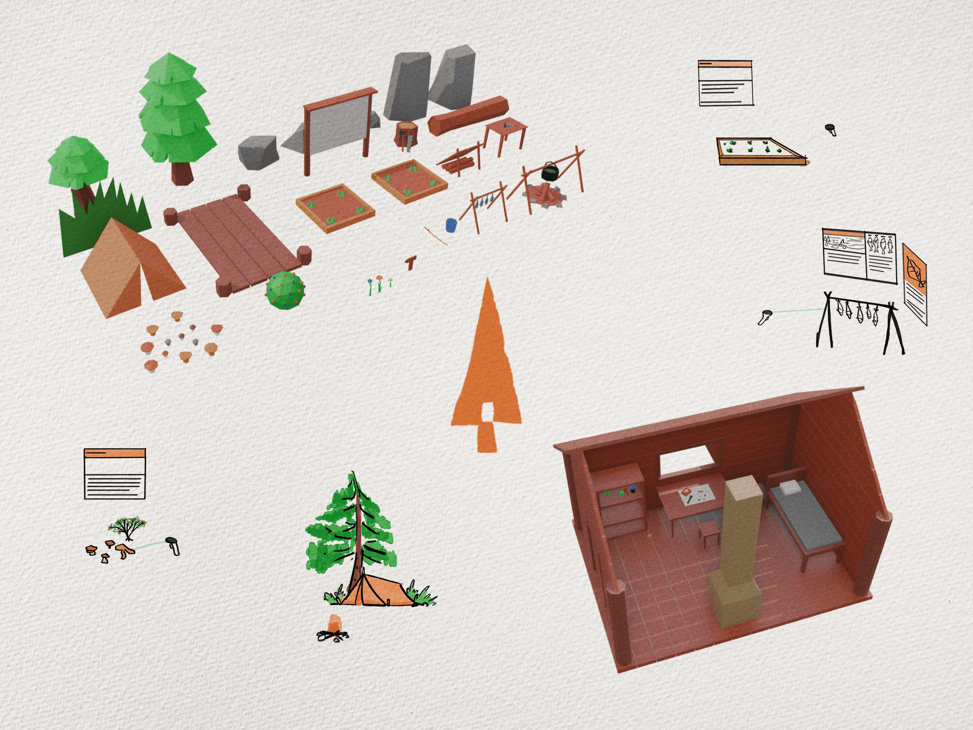 Forager's rest assets