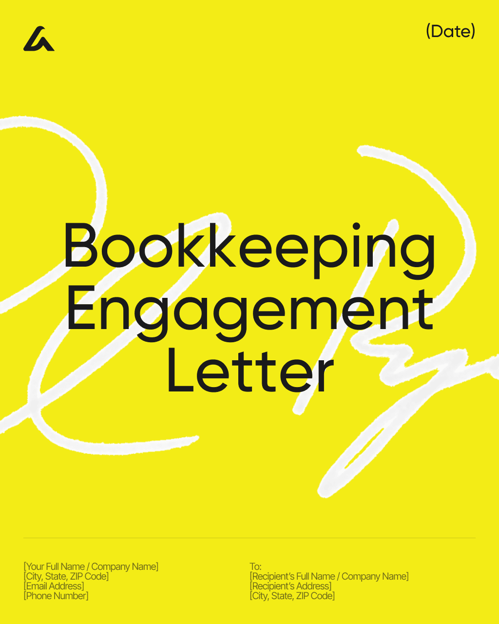 Bookkeeping Engagement Letter