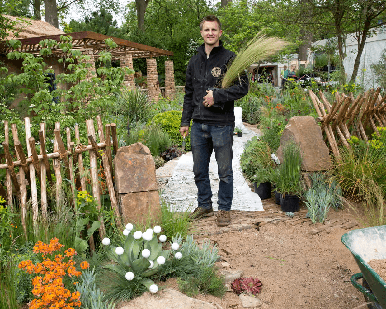 Matt Keightley in his 2015 Chelsea garden