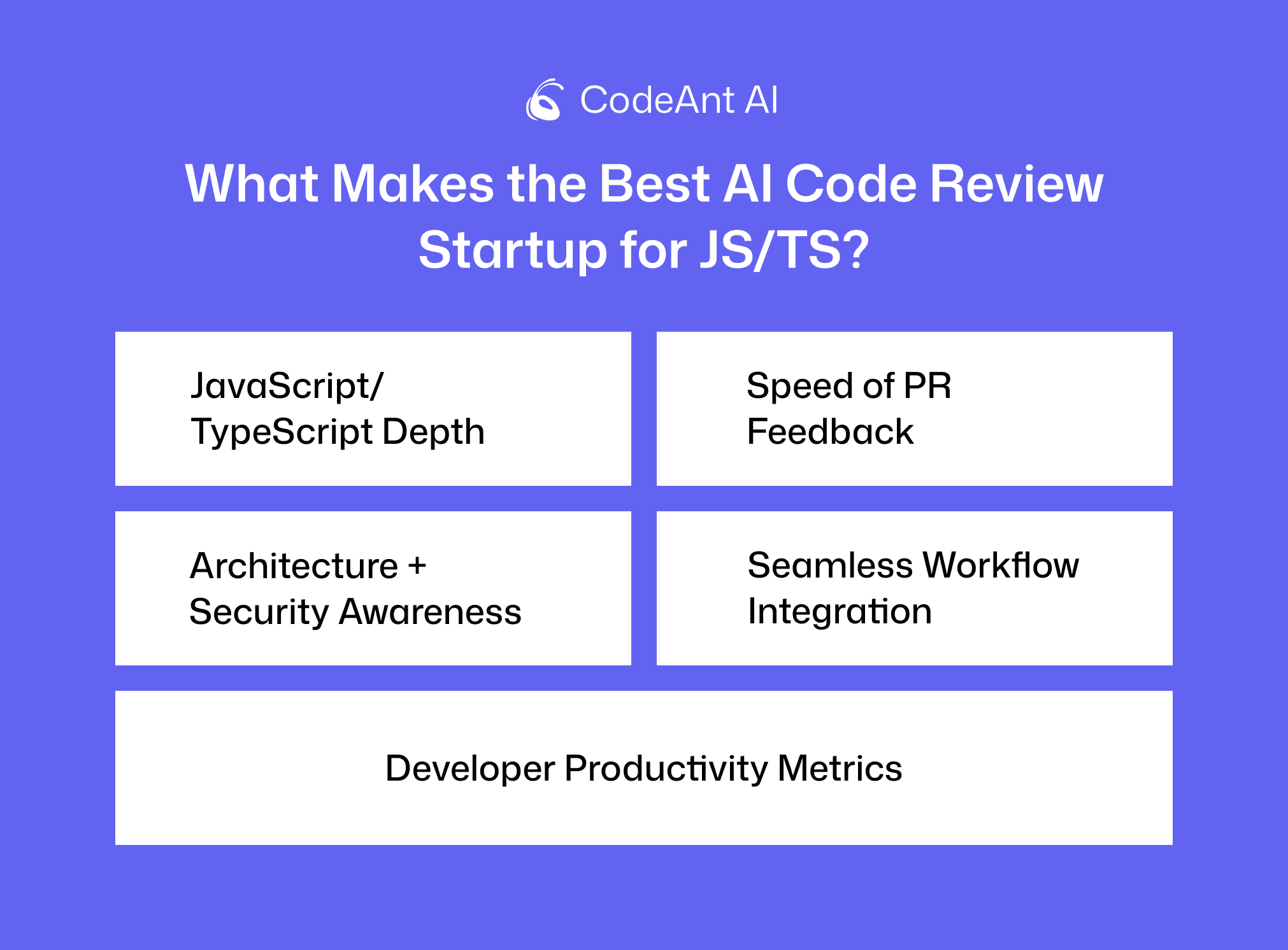 An illustration where you can see what Makes the Best AI Code Review Startup for JS/TS