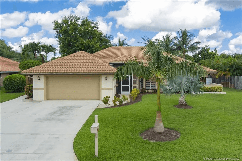 1995 New Roof Construction in Palm City with Pioneer Hacienda Tile in Sahara