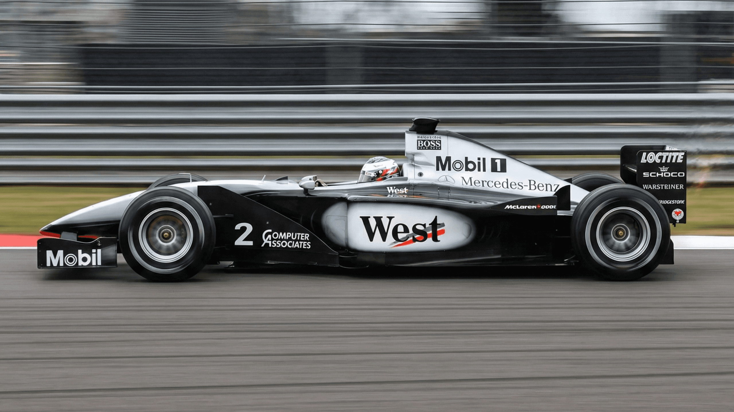 Mercedes-McLaren MP4-14 from 1999 Formula 1.