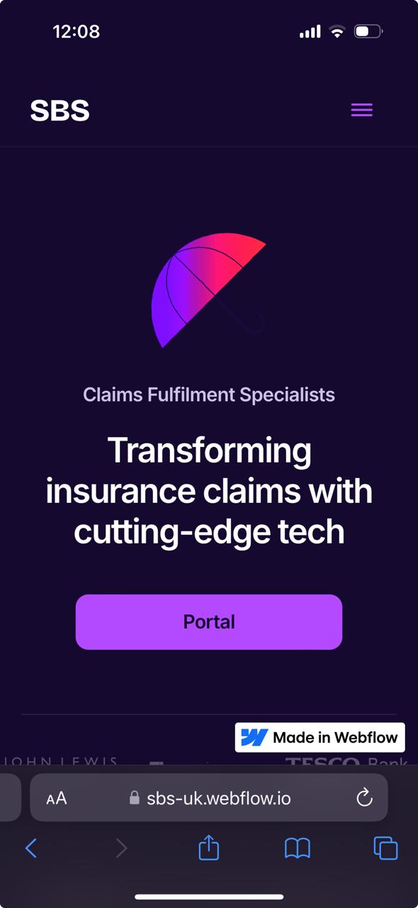 A screenshot from BlindsWork  home screen