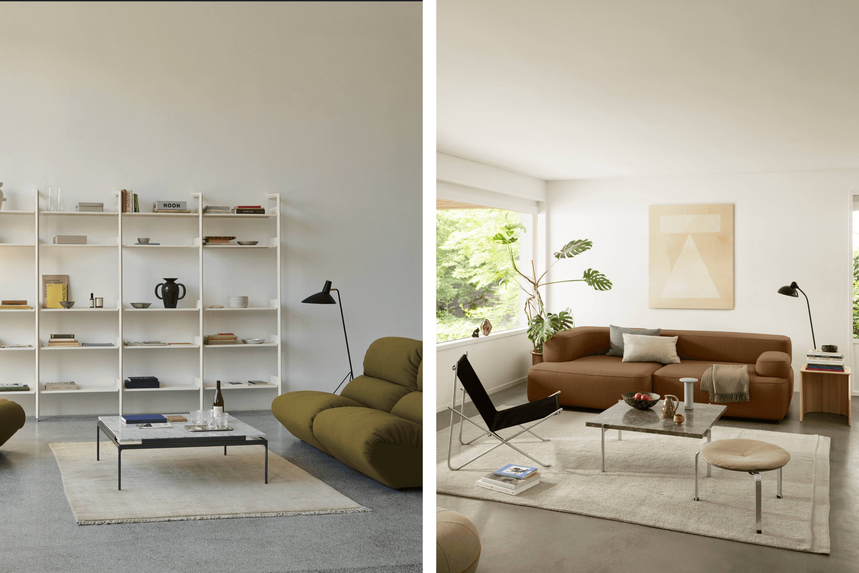 Andtradition Hilow bank en Fritz Hansen alfabet sofa | Flow Rotterdam